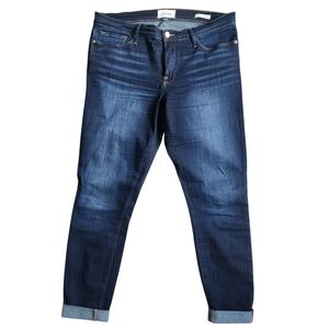 Frame Le Skinny De Jeanne Dark Wash Blue Jeans - 31